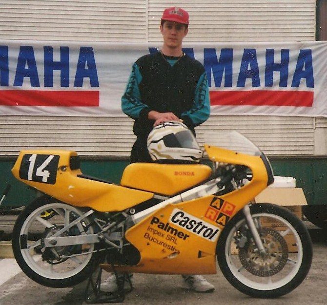 1995 - Mark Raymond Caslin cu Honda RS125 Palmer