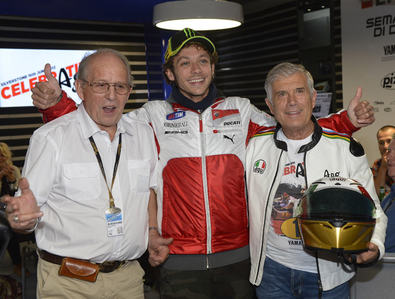 Phil Read, Valentino Rossi si Giacomo Agostini