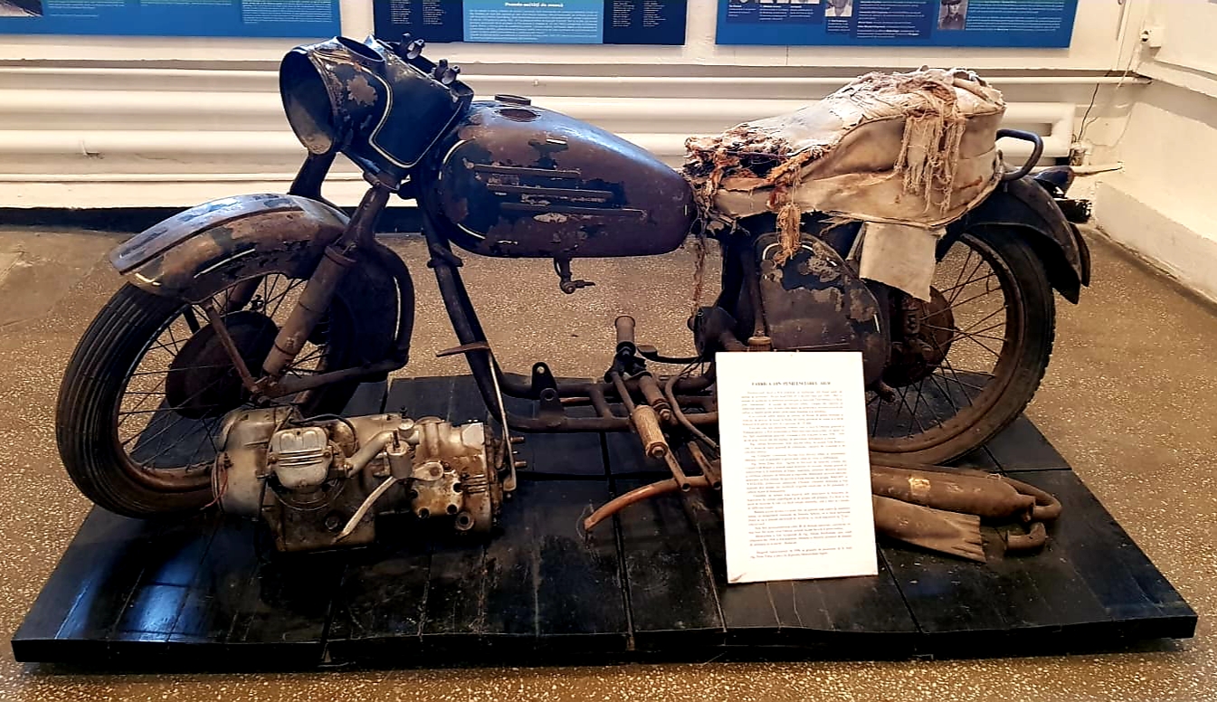 Motocicleta construită la Aiud